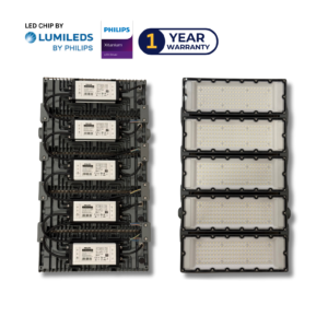 Lampu Sorot High Mast LED PREMIUM 100W 200W 300W 400W 500W 600W 800W 1000W FLood Light Lapangan Stadion GOR Stadium Bola Tennis Futsal Mini Soccer Badminton Volley