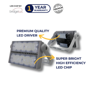 Lampu High Mast LED 100W 150W 200W 250W 300W Lampu Lapangan Padel Stadion  GOR Bola Tennis Indoor Outdoor Futsal Mini Soccer Flood Light IP65