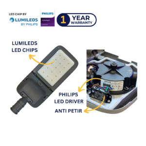 Lampu Jalan PJU LED ARTALUX 100W 200W Street Light Premium IP65 Anti Petir White 6000K 6500K Garansi 1 Tahun